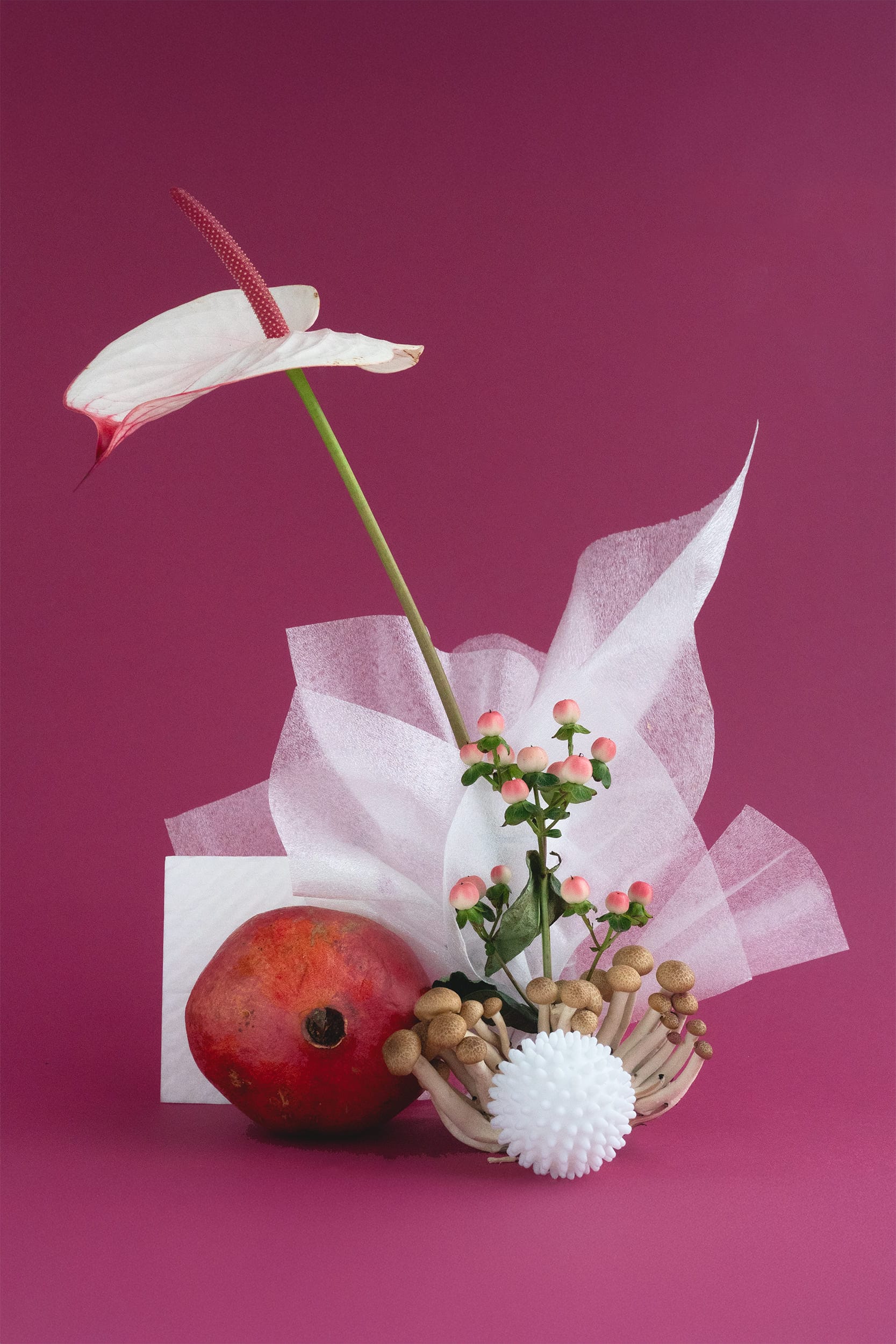 Non-woven fabric and foam