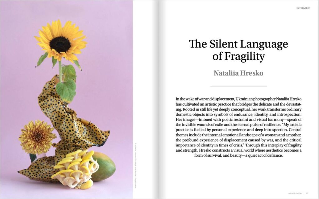 Great news! The Dutch art publication, Artdoc Magazine, has featured an interview and article on my art in their Issue No. 5, "Expressive Aesthetics"!